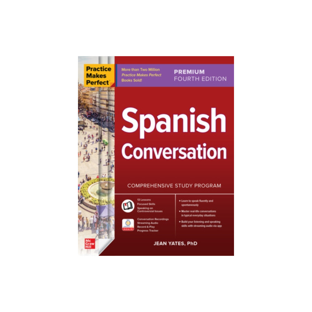Produktbild för Practice Makes Perfect: Spanish Conversation, Premium Fourth Edition (häftad, eng)