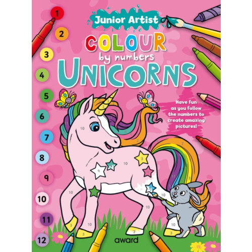 Award Publications Ltd Junior Artist Colour By Numbers: Unicorns (häftad, eng)