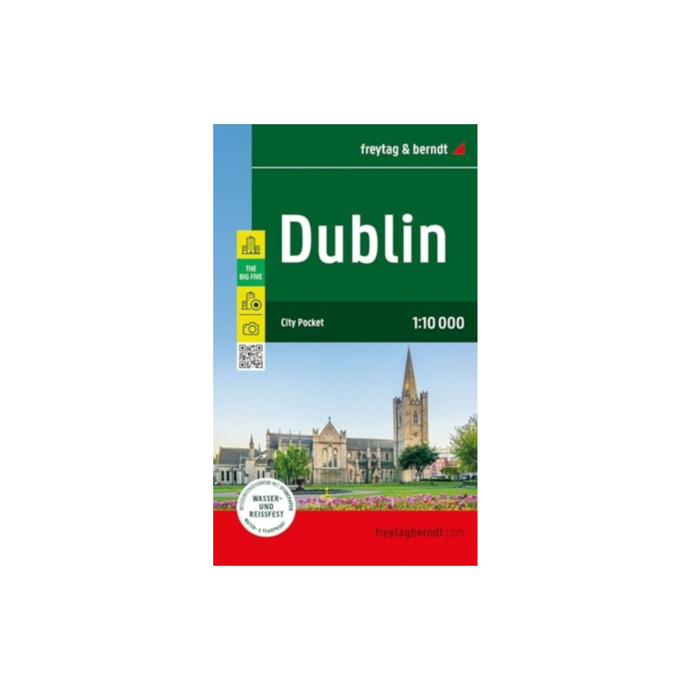 Produktbild för Dublin, City Pocket Map 1:10,000