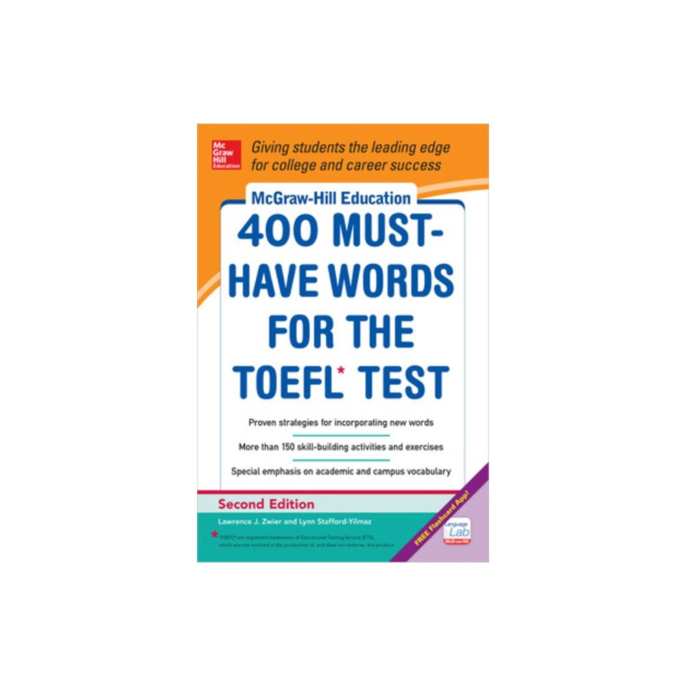 Produktbild för McGraw-Hill Education 400 Must-Have Words for the TOEFL (häftad, eng)