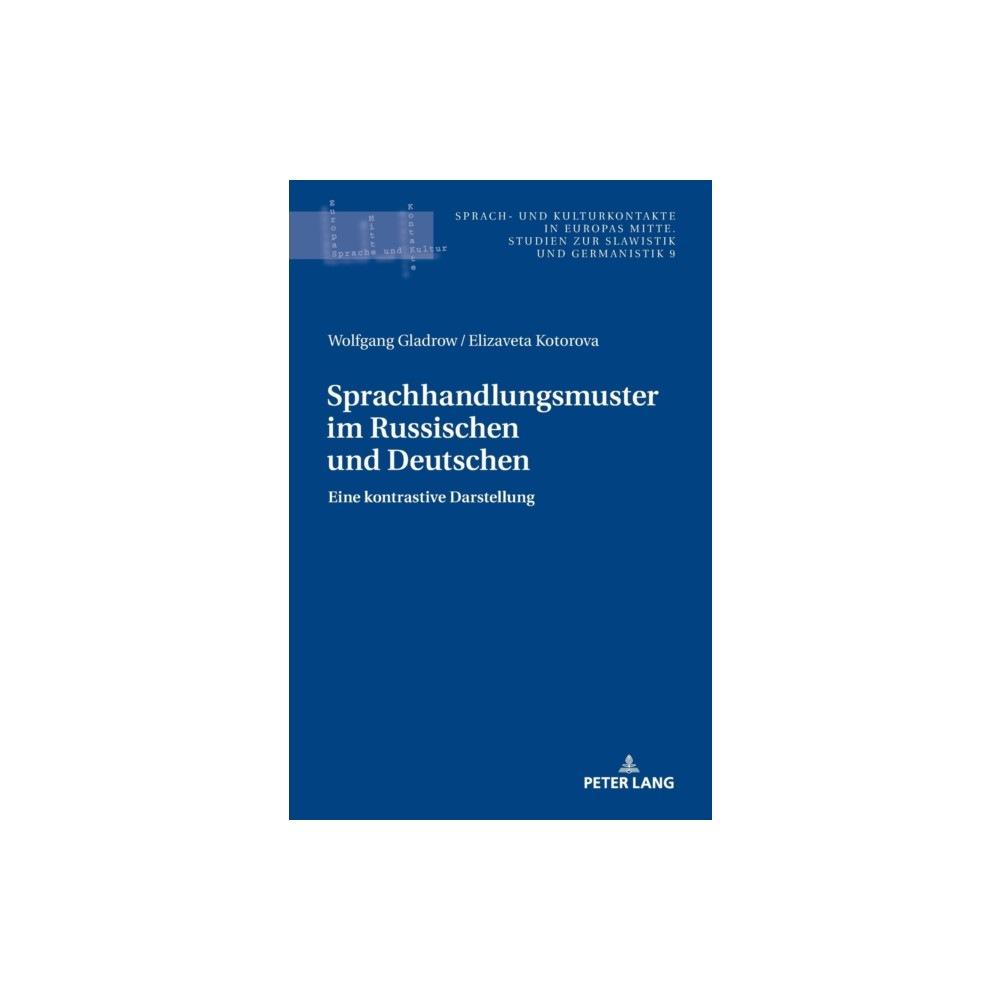 Produktbild för Sprachhandlungsmuster im Russischen und Deutschen (inbunden, ger)