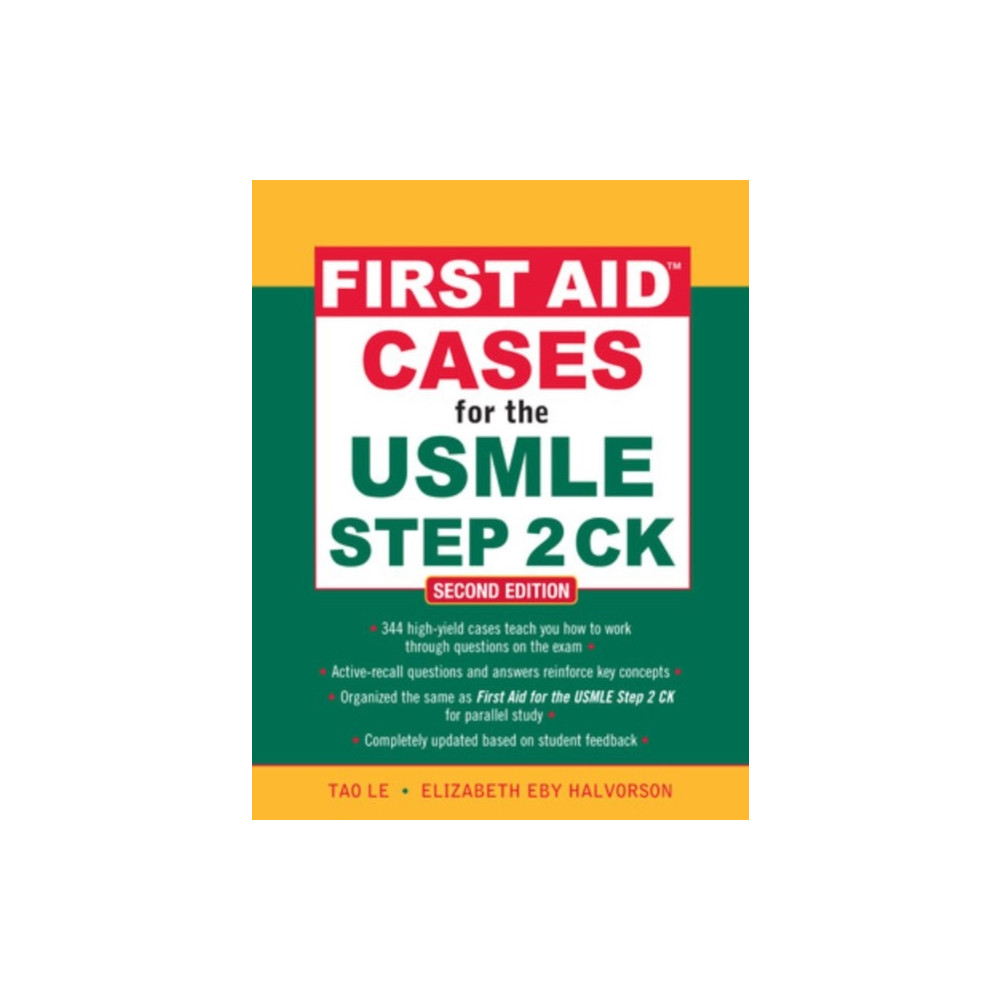 Produktbild för First Aid Cases for the USMLE Step 2 CK, Second Edition (häftad, eng)