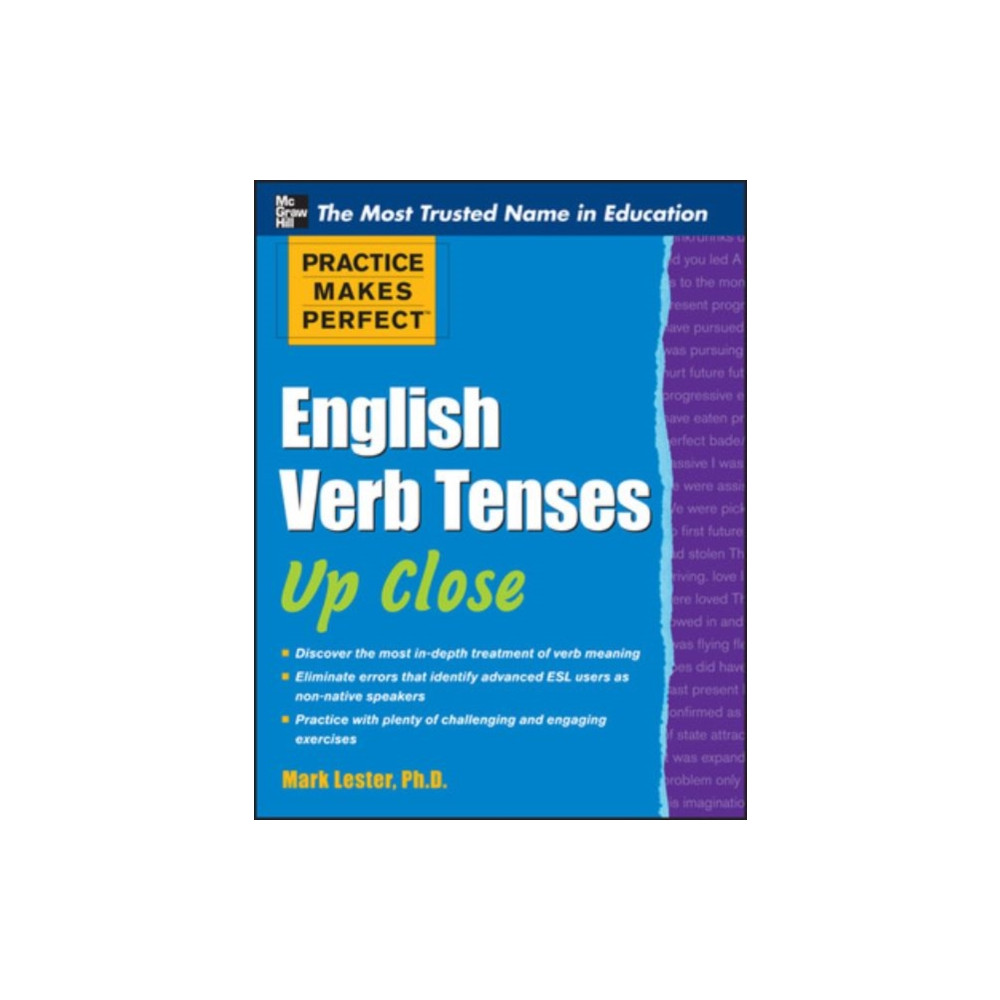 Produktbild för Practice Makes Perfect English Verb Tenses Up Close (häftad, eng)