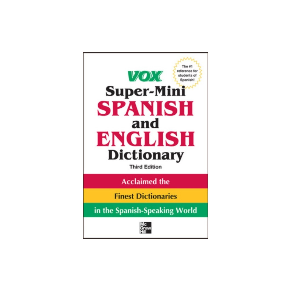 Produktbild för Vox Super-Mini Spanish and English Dictionary (häftad, eng)