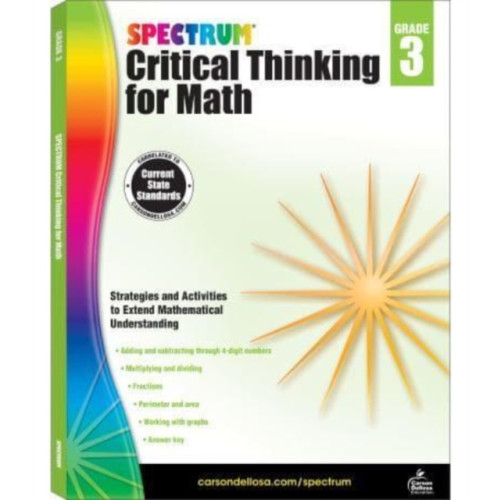 Carson Dellosa Spectrum Critical Thinking for Math Gr 3 (häftad, eng)