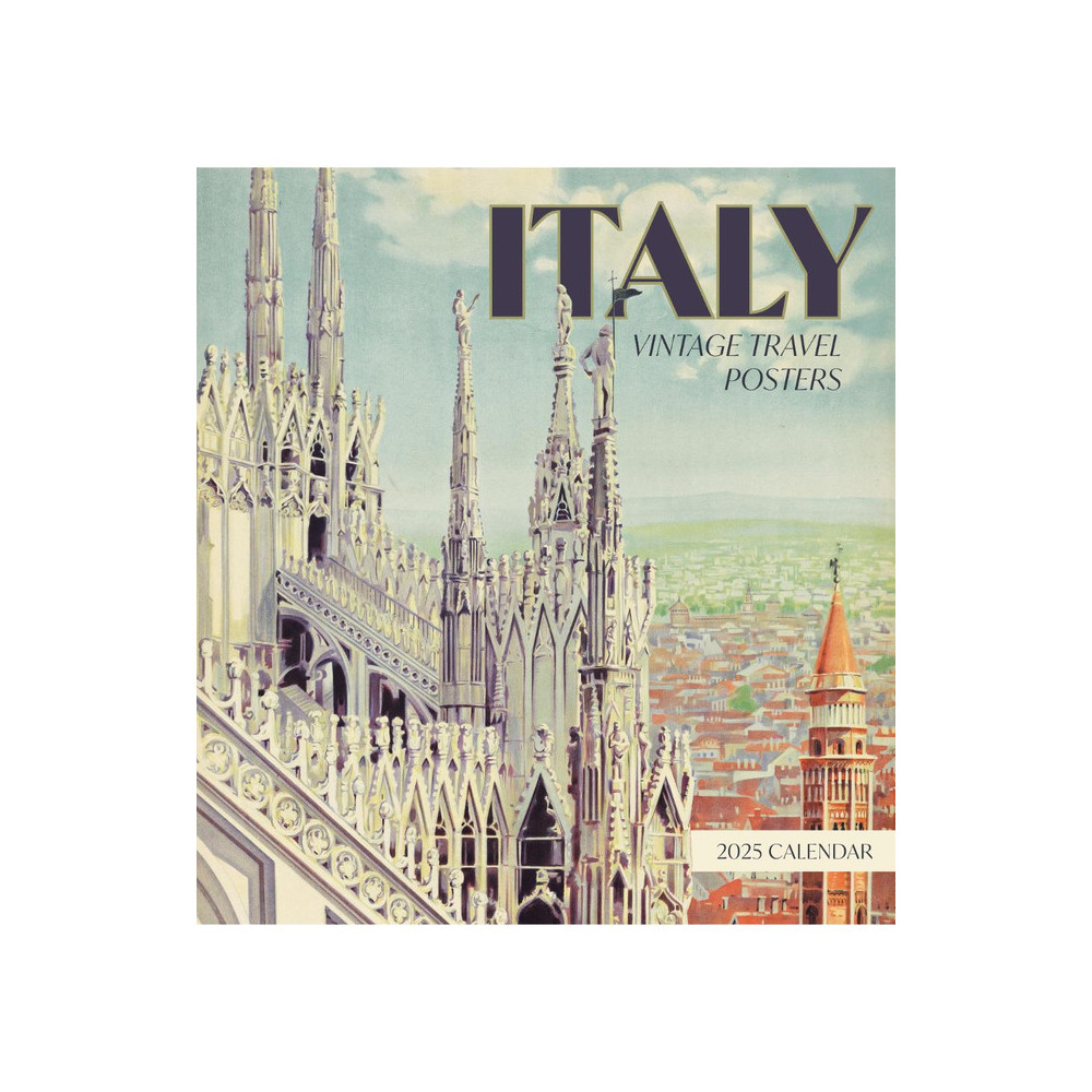 Produktbild för Italy: Vintage Travel Posters CAL25167: 2025 Wall Calendar