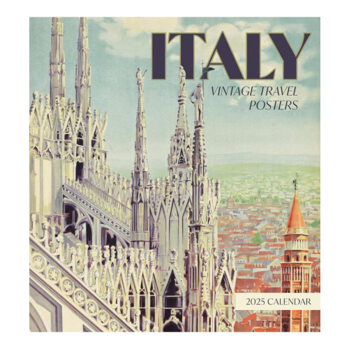 Pomegranate Europe Ltd Italy: Vintage Travel Posters CAL25167: 2025 Wall Calendar
