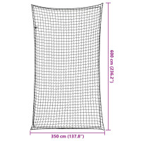 Produktbild för Lastnät med elastiskt rep svart 6x3,5 m PP