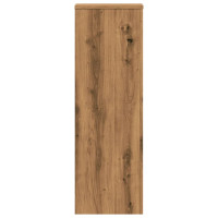 Produktbild för Växtställ 2 st ek 33x33x100 cm konstruerat trä
