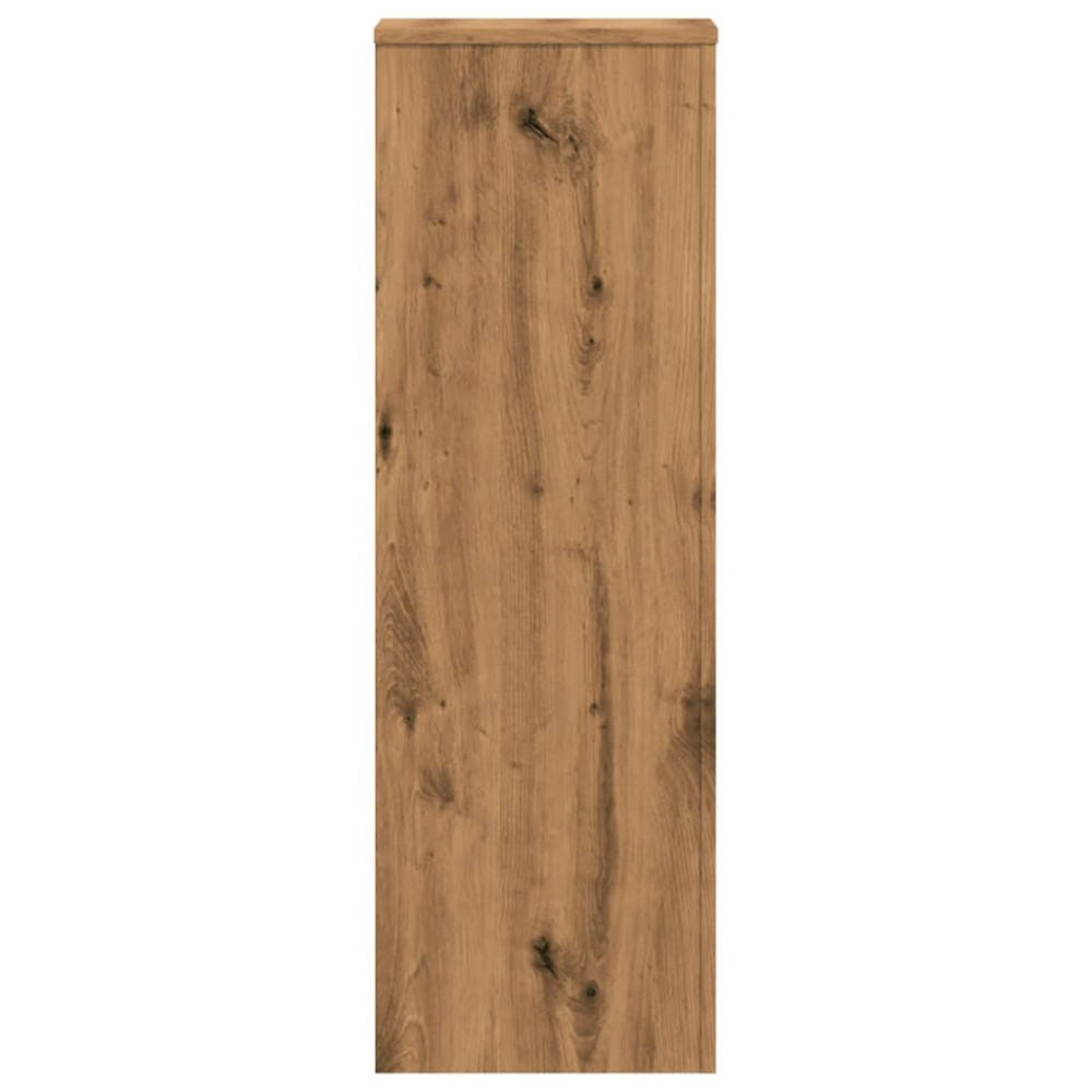 Produktbild för Växtställ 2 st ek 33x33x100 cm konstruerat trä