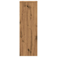Produktbild för Växtställ 2 st ek 33x33x100 cm konstruerat trä