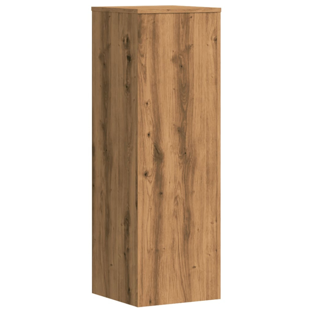 Produktbild för Växtställ 2 st ek 33x33x100 cm konstruerat trä