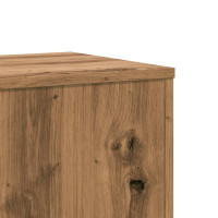 Produktbild för Växtställ 2 st ek 33x33x100 cm konstruerat trä