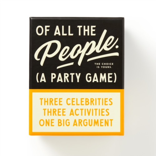 Galison Of All The People Social Game
