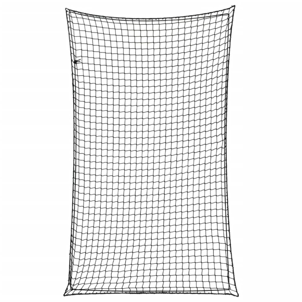 Produktbild för Lastnät med elastiskt rep svart 5x3 m PP