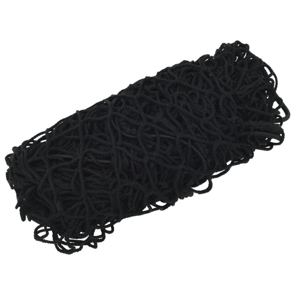 Produktbild för Lastnät med elastiskt rep svart 5x3 m PP