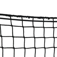 Produktbild för Lastnät med elastiskt rep svart 5x3 m PP