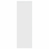 Produktbild för Växtställ 2 st vit 33x33x100 cm konstruerat trä