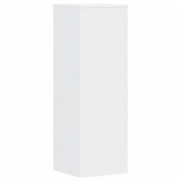 Produktbild för Växtställ 2 st vit 33x33x100 cm konstruerat trä