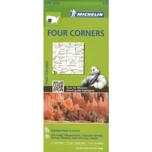 Michelin Editions Des Voyages Southern Rockies - Zoom Map 175