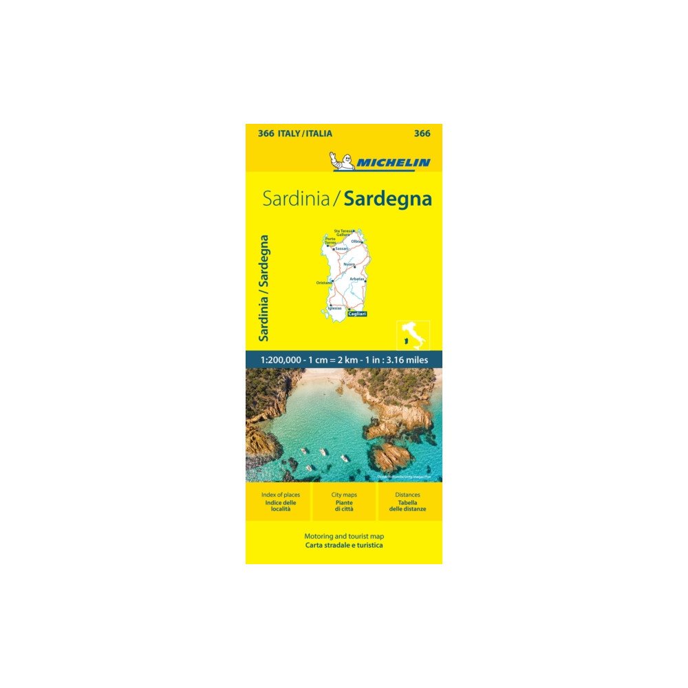 Produktbild för Sardinia - Michelin Local Map 366