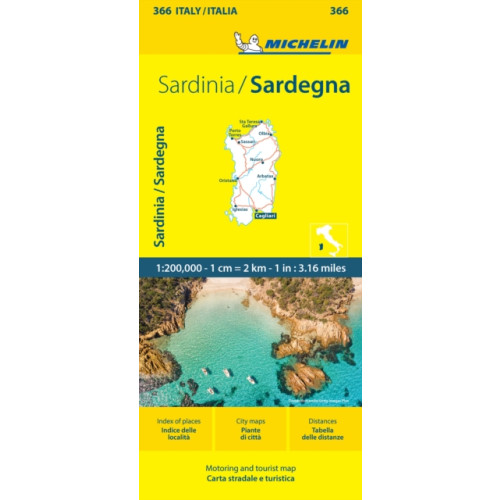 Michelin Editions Des Voyages Sardinia - Michelin Local Map 366
