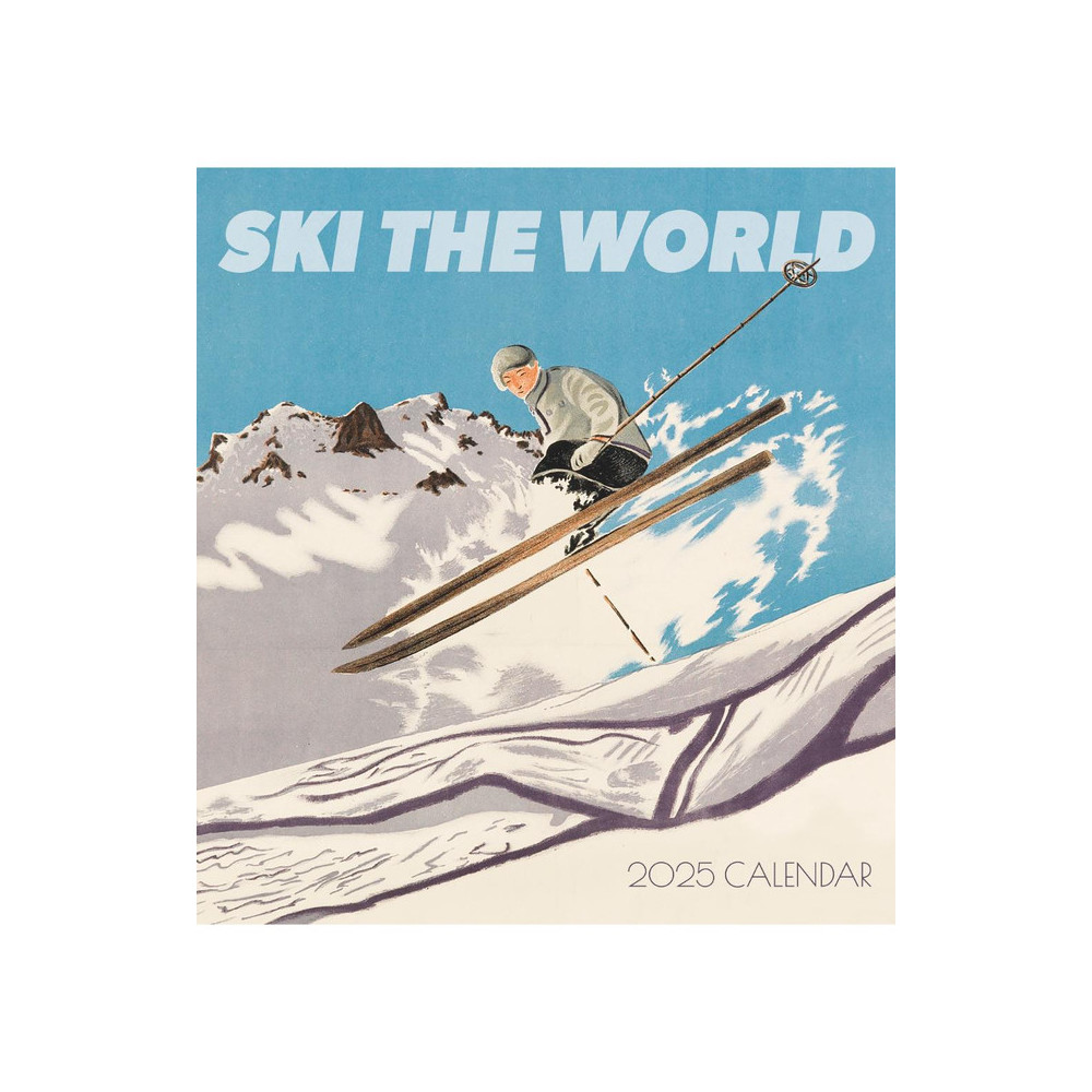 Produktbild för Ski the World CAL25169: 2025 Wall Calendar