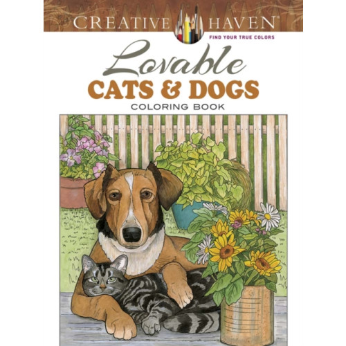 Dover publications inc. Creative Haven Lovable Cats and Dogs Coloring Book (häftad, eng)