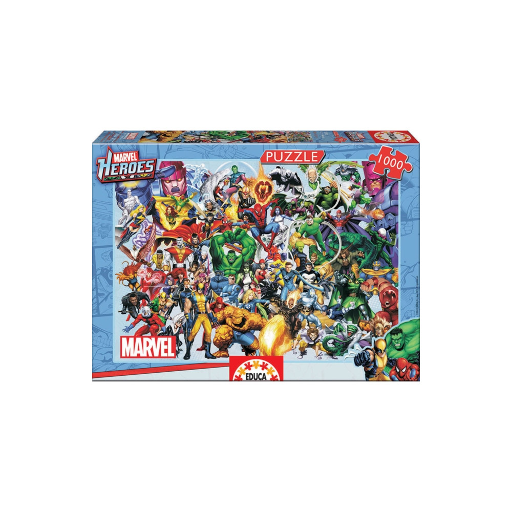 Produktbild för Marvel Heroes 1000pc Jigsaw Puzzle