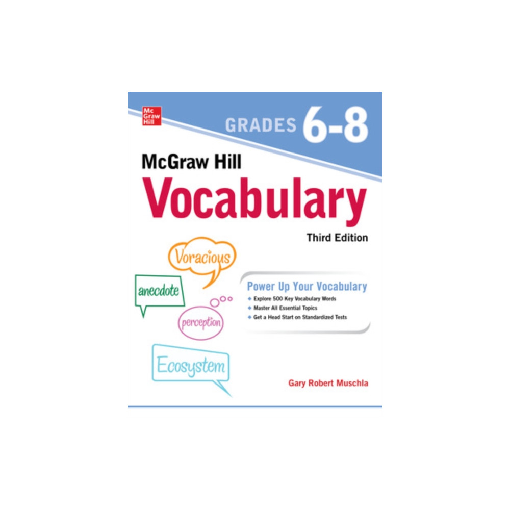 Produktbild för McGraw Hill Vocabulary Grades 6-8, Third Edition (häftad, eng)
