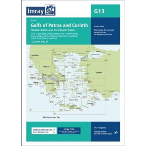 Imray, Laurie, Norie & Wilson Ltd G13 Gulfs of Patras and Corinth (häftad, eng)