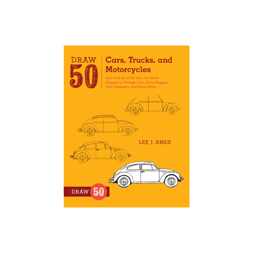 Produktbild för Draw 50 Cars, Trucks, and Motorcycles (häftad, eng)