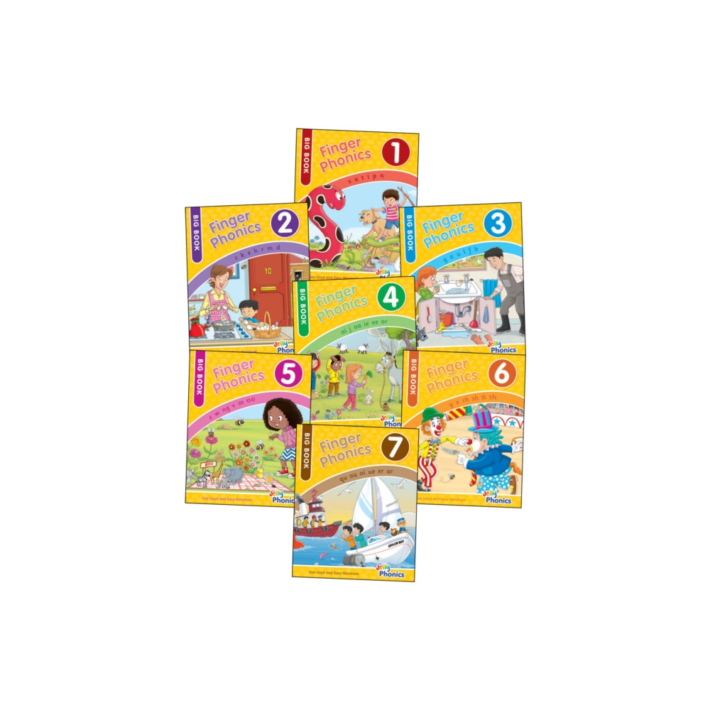 Produktbild för Finger Phonics Big Books 1-7 (häftad, eng)