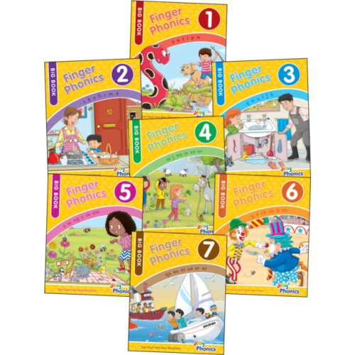 Jolly Learning Ltd Finger Phonics Big Books 1-7 (häftad, eng)