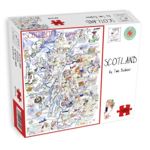 ALL JIGSAW PUZZLES Map of Scotland Jigsaw 1000 Piece Puzzle