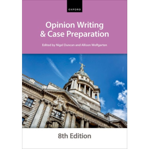 Oxford University Press Opinion Writing and Case Preparation (häftad, eng)