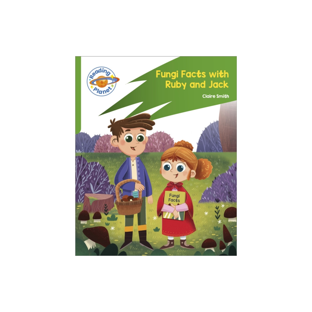 Produktbild för Reading Planet: Rocket Phonics – Target Practice - Fungi Facts with Ruby and Jack - Green (häftad, eng)