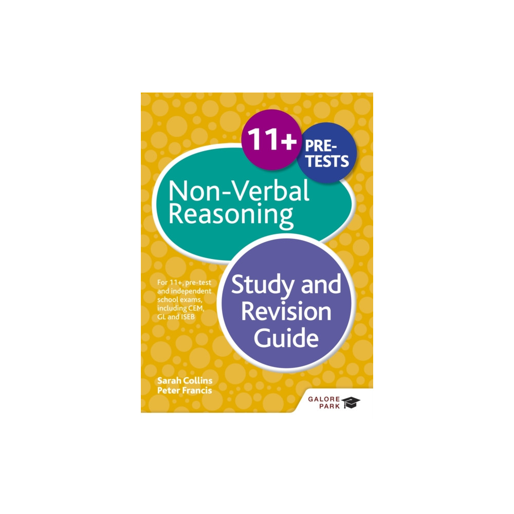 Produktbild för 11+ Non-Verbal Reasoning Study and Revision Guide (häftad, eng)