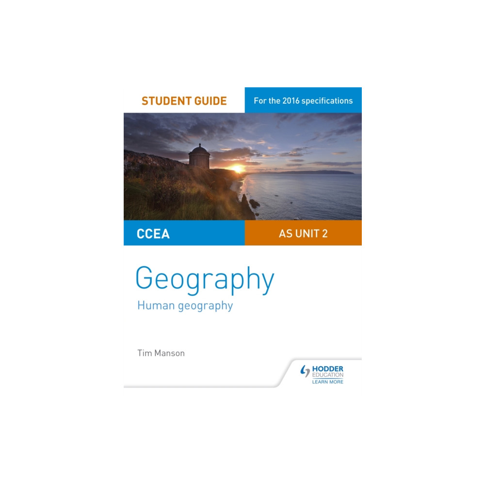 Produktbild för CCEA AS Unit 2 Geography Student Guide 2: Human Geography (häftad, eng)