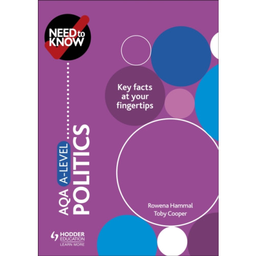 Hachette Learning Need to Know: AQA A-level Politics (häftad, eng)