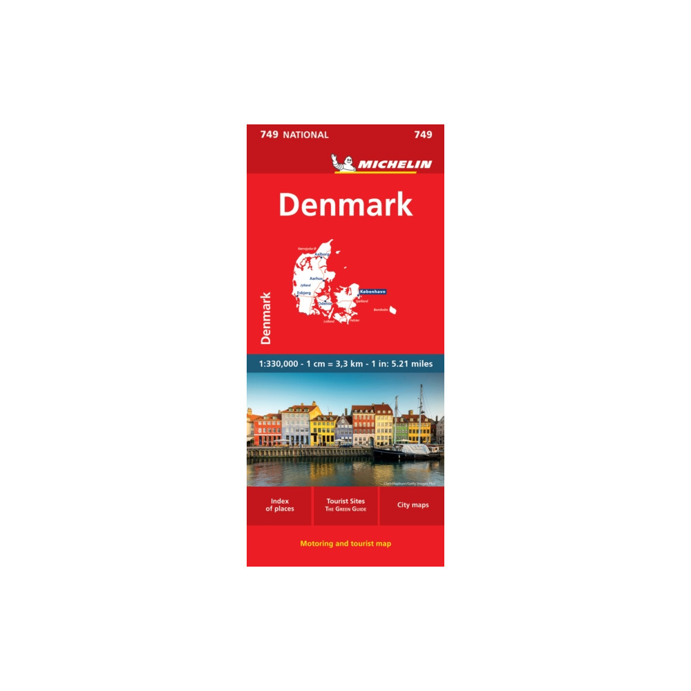 Produktbild för Denmark - Michelin National Map 749