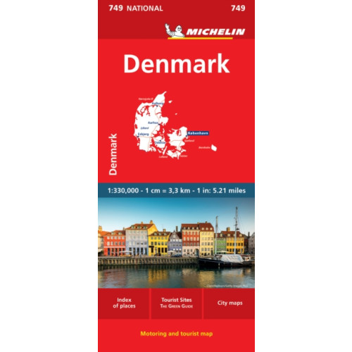Michelin Editions Des Voyages Denmark - Michelin National Map 749