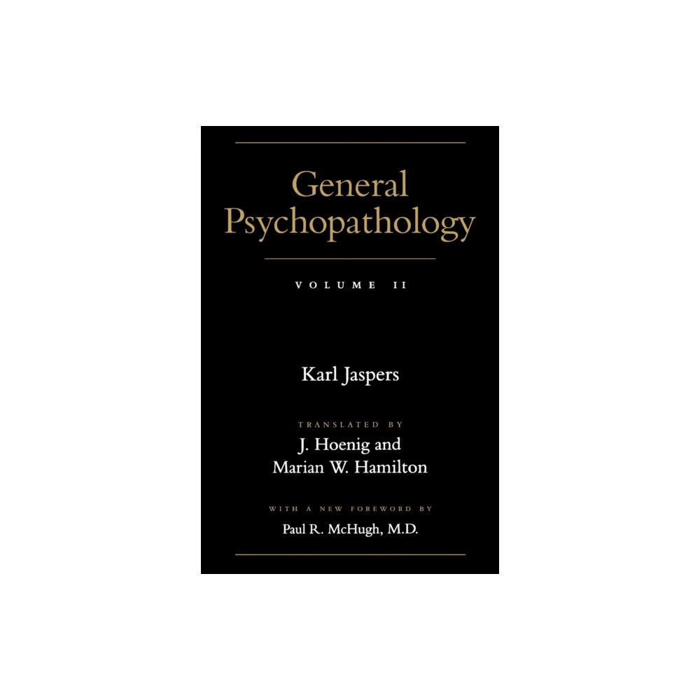 Produktbild för General Psychopathology (häftad, eng)