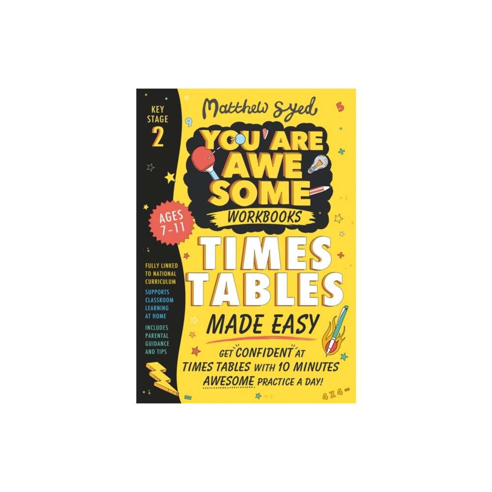 Produktbild för Times Tables Made Easy: Get confident at times tables with 10 minutes' awesome practice a day! (häftad, eng)