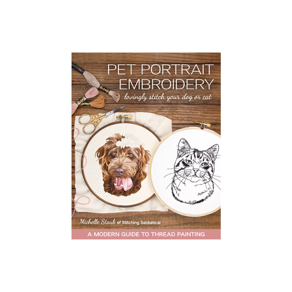 Produktbild för Pet Portrait Embroidery (häftad, eng)