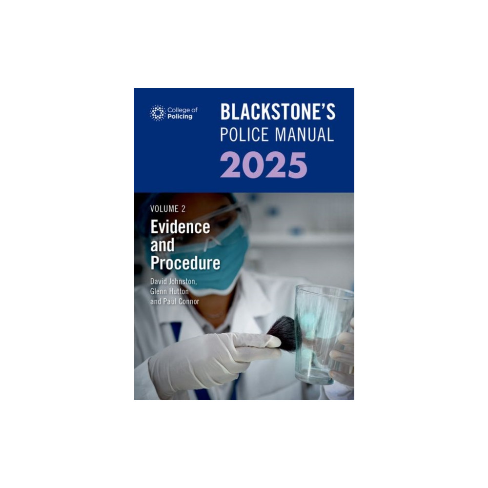 Produktbild för Blackstone's Police Manual Volume 2: Evidence and Procedure 2025 (häftad, eng)