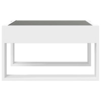 Produktbild för Soffbord med Infinity LEDs vit 50x53x30 cm