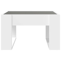 Produktbild för Soffbord med Infinity LEDs vit 50x53x30 cm
