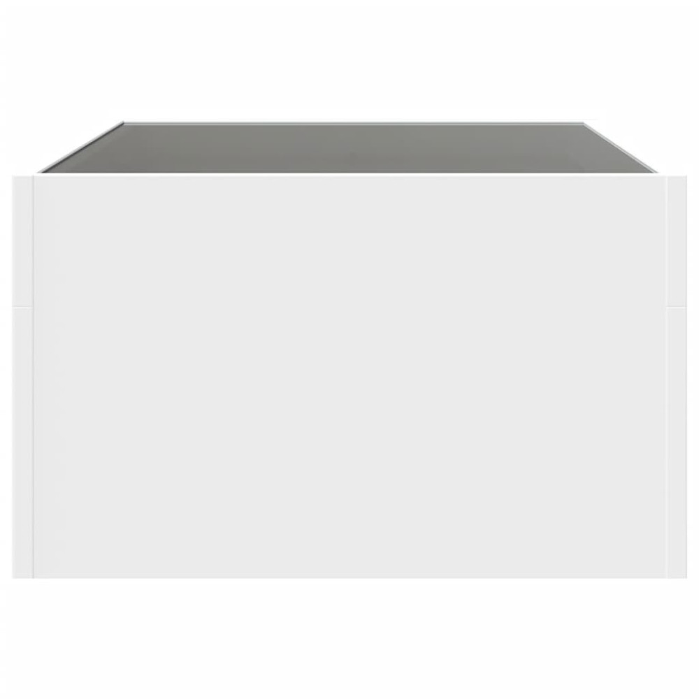 Produktbild för Soffbord med Infinity LEDs vit 70x50x30 cm