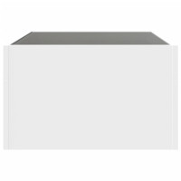 Produktbild för Soffbord med Infinity LEDs vit 70x50x30 cm
